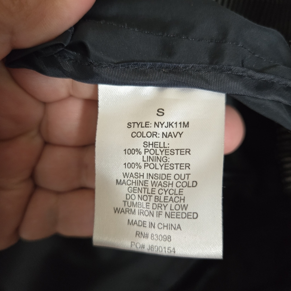 Cavalini Women's Navy Hooded Anorak Jacket Size S (Wind-breaker, Water Resistant - Picture 6 of 7
